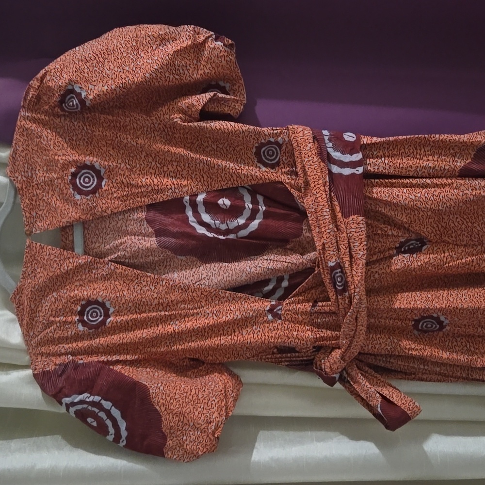Ulla Johnson Rust and Burgundy Maxi Skirt - Picture 9 of 11